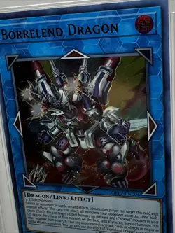 2022 Yugioh! Borrelend Dragon GFP2-EN006 Ultra Rare Foil 1st Ed PSA 9 MINT - Image 2