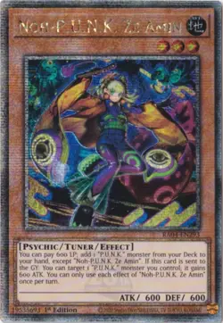 RA04-EN293 Noh-P.U.N.K. Ze Amin - Quarter Century Secret Rare 1st Ed - Image 1