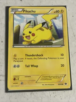 Pokemon TCG Pikachu Next Destinies 39/99 Regular Common MP - Image 1