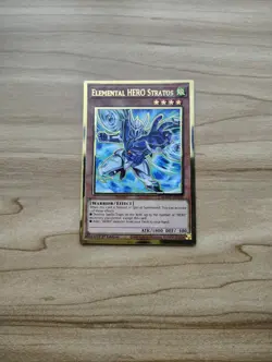 Yu-Gi-Oh! - Elemental Hero Stratos - Premium Gold Rare - MAGO-EN004 - Image 1