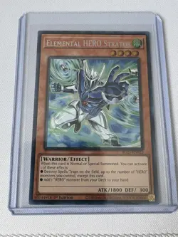 Yu-Gi-Oh! TCG Elemental HERO Stratos (Alternate Art) (Silver) Battles of Legend: - Image 1