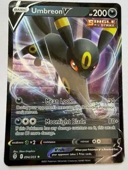 Umbreon V 094/203 | Holo Ultra Rare | Evolving Skies | NM | Pokemon TCG - Image 1