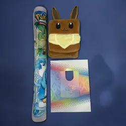 Pokemon TCG: Prismatic Evolutions SPC Eevee Deck Box And Play Mat NEW No Packs - Image 1