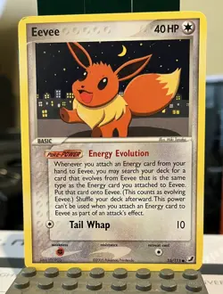 Pokemon - Eevee - Non-Holo Common Card - Ex Unseen Forces 55/115 - LP - Image 1