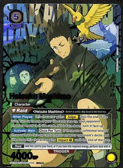 Union Arena Heisuke Mashimo 008 SR** Two Star Signature - Image 1