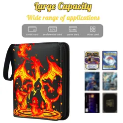 400 Pokemon Trading Card Binder Album Book Game Cards Collectors Holder Case UK - Image 1