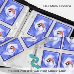 400 Pokemon Trading Card Binder Album Book Game Cards Collectors Holder Case UK - Image 3