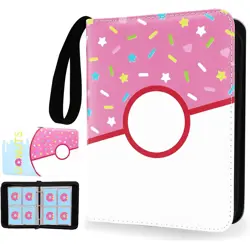 400 Pokemon Trading Card Binder Album Book Game Cards Collectors Holder Case UK - Image 1