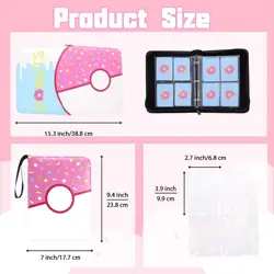 400 Pokemon Trading Card Binder Album Book Game Cards Collectors Holder Case UK - Image 2