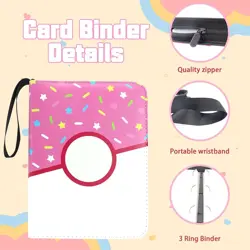 400 Pokemon Trading Card Binder Album Book Game Cards Collectors Holder Case UK - Image 3