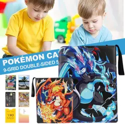 900 Pokemon Trading Card Binder Album Book Game Cards Collectors Holder Case UK - Image 3