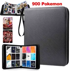 900 Pokemon Trading Card Binder Album Book Game Cards Collectors Holder Case UK - Image 1