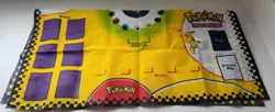 Pokemon 1999 Trading Card Game Play Mat + Version 3 Rule Book Pikachu Base WOTC - Image 5