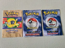 Pokemon TCG Rule Book Version 3 Trading Card Game With Card Lists VINTAGE - Image 1