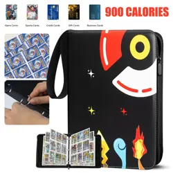 900 Pokemon Trading Card Binder Album Book Game Cards Collectors Holder Case - Image 1