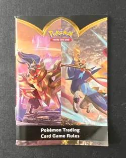 Pokemon TCG Rules Book Sword Shield Trading Card Game - Image 1