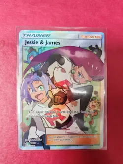Pokemon TCG Jessie & James Trainer Full Art Ultra Rare Card 68/68 Hidden Fates - Image 2