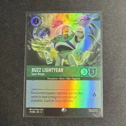 Disney Lorcana Wilds Unknown Buzz Lightyear Space Ranger Epic 211/204 Holo - Image 1