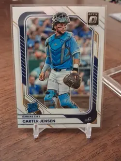 2026 Donruss Carter Jensen 2 Card Lot- Optic & Liberty- Go Royals!!! - Image 4