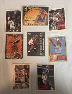 (8) Different MICHAEL JORDAN Basketball Card Lot Chicago Bulls - Image 1