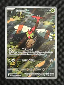 Pokemon TCG - Yanma 183/182 Destined Rivals - Illustration Rare - Pack Fresh/NM - Image 1