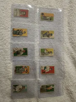 24 Card Lot of Tobacco Cards Exact Cards Shown In Pictures. Free Shipping. - Image 1