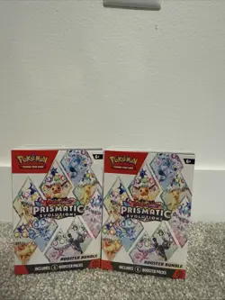Pokemon TCG SV8.5 Prismatic Evolutions Booster Bundle Sealed New - Image 1