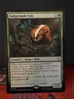 Badgermole Cub 167 Mythic Avatar: The Last Airbender Magic: The Gathering NM - Image 1