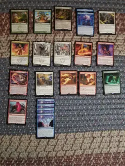 Lot of x 19 Blue/Green/White/Red Rare Cards - Magic: The Gathering - Image 1