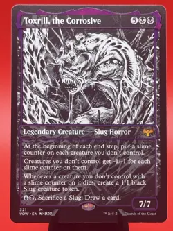Toxrill, the Corrosive (Showcase) Innistrad: Crimson Vow Magic The Gathering TCG - Image 1