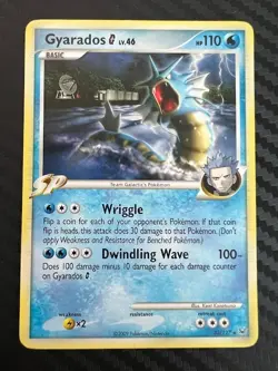 Pokemon TCG Gyarados [G] Platinum 30/127 Regular Rare MP/HP - Image 1