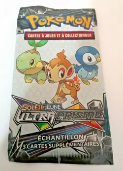 Booster 3 Cartes Pokemon Soleil et Lune - Ultra Prisme- Echantillon NEUF - Image 1