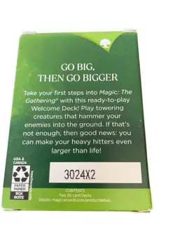 Magic The Gathering GREEN Welcome Deck Factory Sealed 2024 MTG - Image 4
