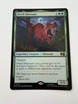 Magic: The Gathering Marvel Devil Dinosaur R 719 FOIL Near Mint English MTG - Image 2
