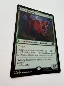 Magic: The Gathering Marvel Devil Dinosaur R 719 FOIL Near Mint English MTG - Image 3