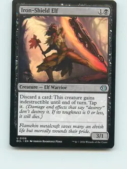 Iron-Shield Elf - U108 - MTG - Lorwyn Eclipsed (ECL) - Image 1