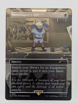 MTG - Steelshaper's Gift - SLD - R - Rainbow Foil - 1632 - Image 1