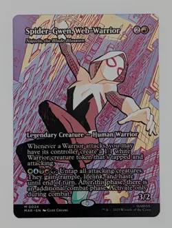MTG - Spider-Gwen, Web-Warrior - MAR - M - Borderless - 24 - Image 1