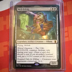 MTG Marvel Super Heroes M.O.D.O.K. 0106 Mythic 2/2 - NM & SHIPS FREE! - Image 1