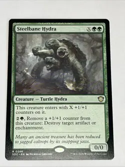 x1 Steelbane Hydra R MTG Commander: Secrets of Strixhaven M/NM, English - Image 1