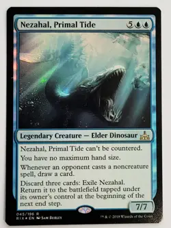 MTG NEZAHAL, PRIMAL TIDE Foil - Rivals of Ixalan LP - Image 1