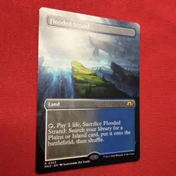 FLOODED STRAND (BORDERLESS) Modern Horizons 3 Magic MTG MINT CARD - Image 2