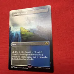 FLOODED STRAND (BORDERLESS) Modern Horizons 3 Magic MTG MINT CARD - Image 3