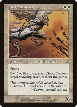 Magic The Gathering MTG LIEUTENANT KIRTAR Odyssey NM Near Mint - Image 1