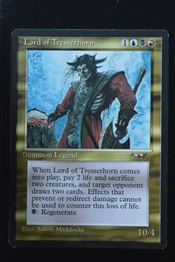 Magic The Gathering MTG LORD OF TRESSERHORN Alliances LP Lightly Played - Image 1