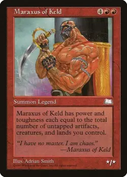 Magic The Gathering MTG MARAXUS OF KELD Weatherlight NM Near Mint - Image 1