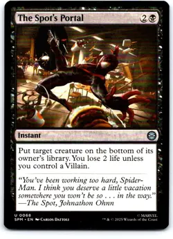 The Spot's Portal 68 Uncommon Marvel's Spider-Man Magic: The Gathering Near Mint - Image 1