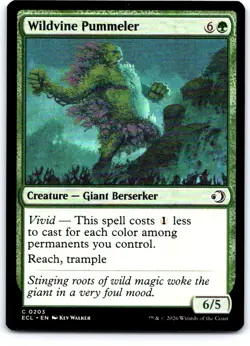 Wildvine Pummeler 203 Common Lorwyn Eclipsed Magic: The Gathering Near Mint - Image 1