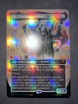 The Dawning Archaic (Borderless) FOIL Secrets of Strixhaven (SOS) MINT MTG Magic - Image 2