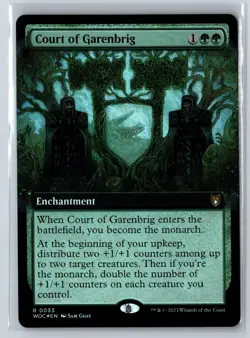 Court of Garenbrig (Extended Art) Holo R Commander: Wilds of Eldraine 33 NM - Image 1